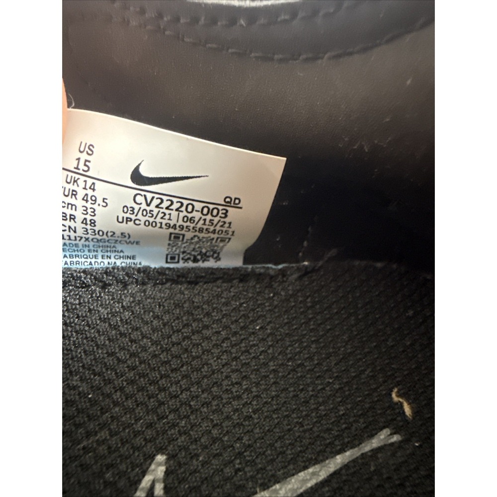 Size 15 - Nike Air Zoom-Type SE Black White - Picture 4 of 11